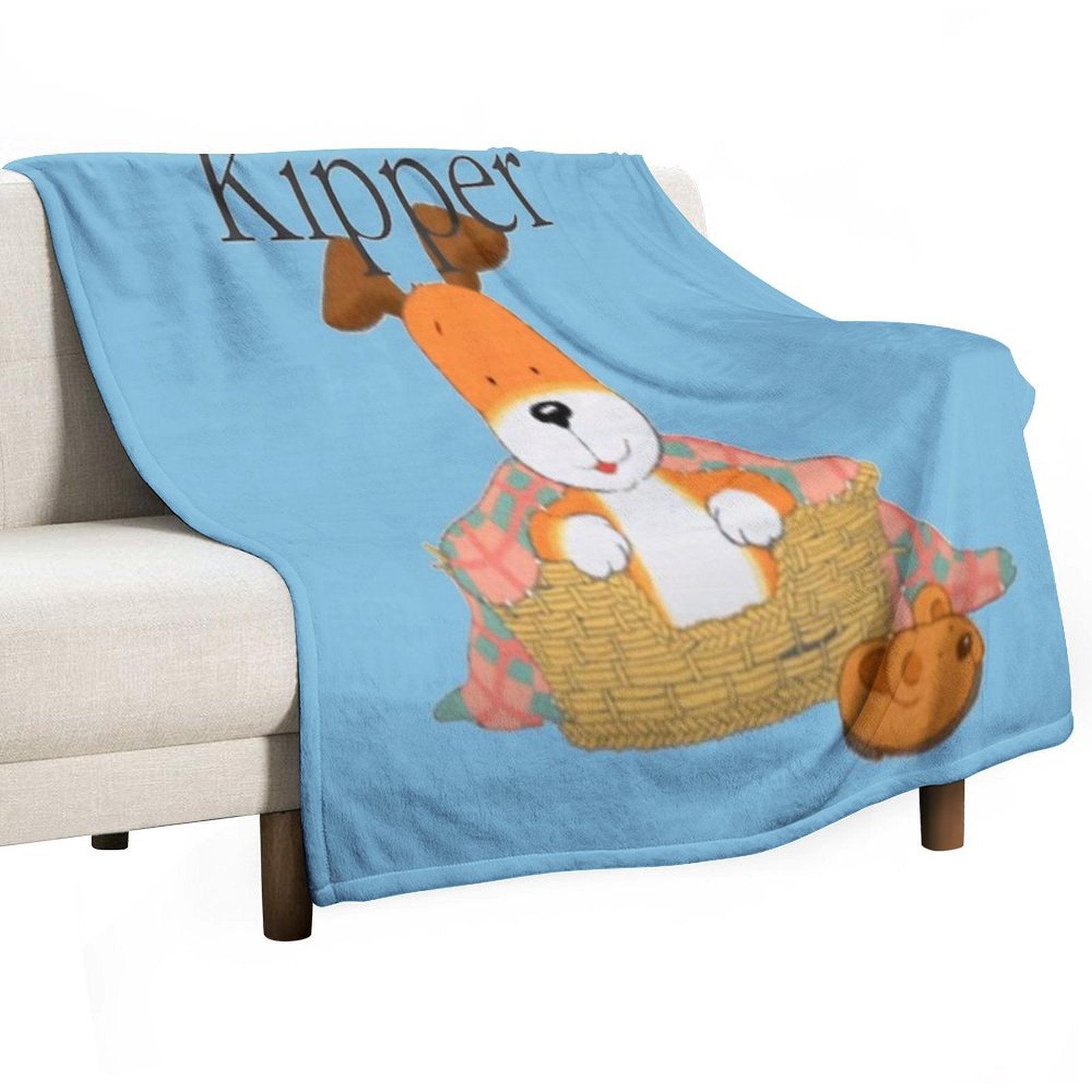 Kipper The Dog - Retro Children's TV Gift-ready Throw Blanket