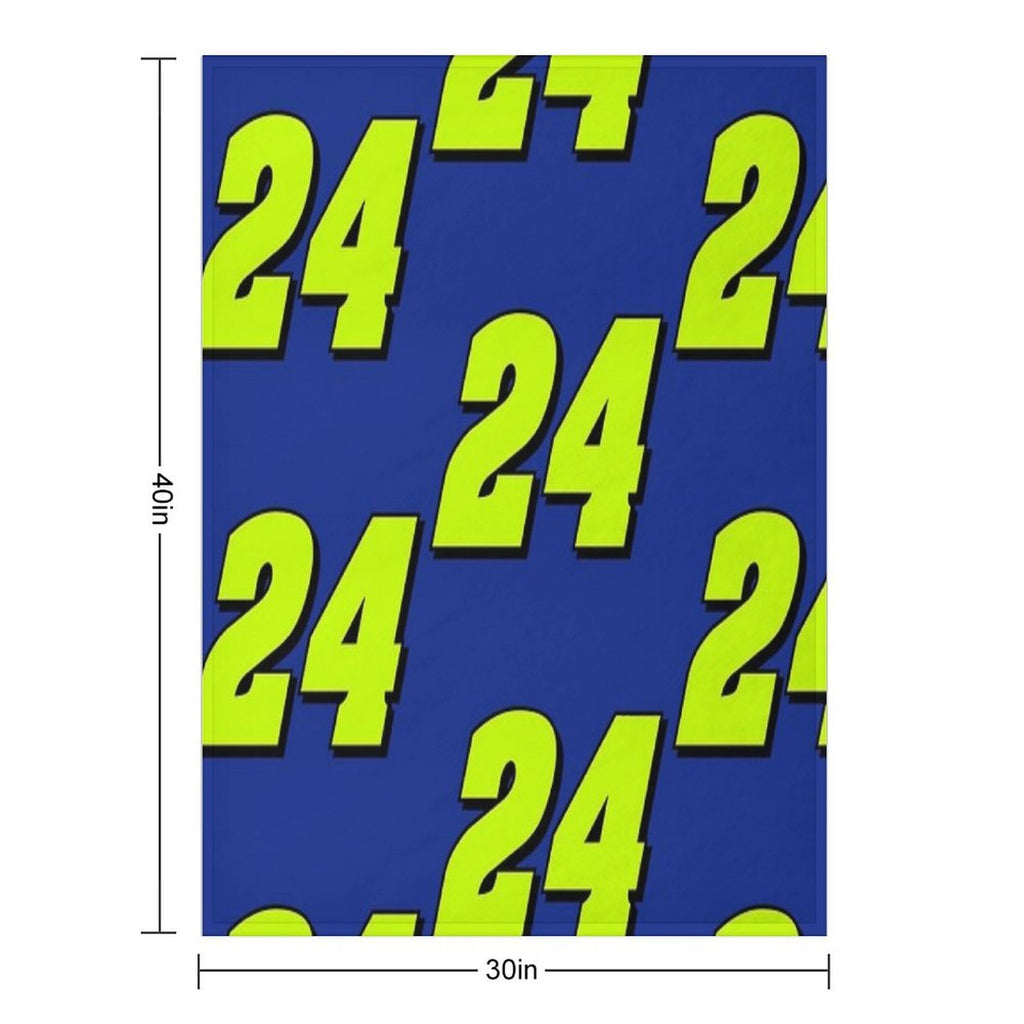 Jeff Gordon NASCAR Sticker Machine-washable Throw Blanket