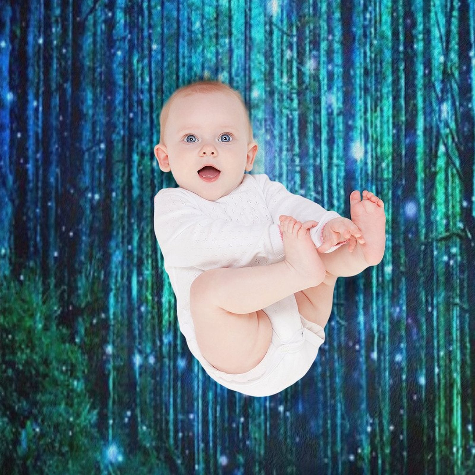 In The Magical Forest All-season Throw Blanket