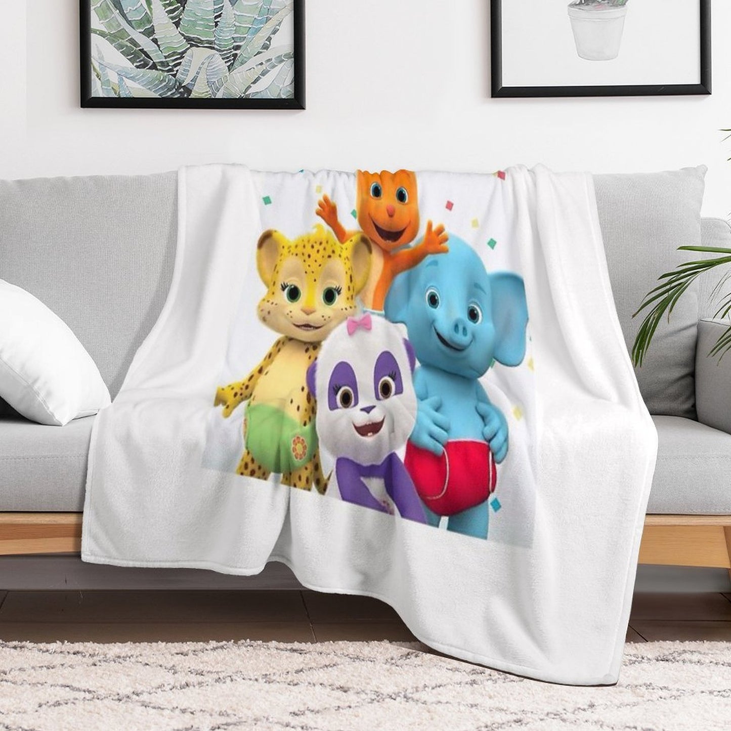 Word Party - Kids Tv Show Comfort Throw Blanket