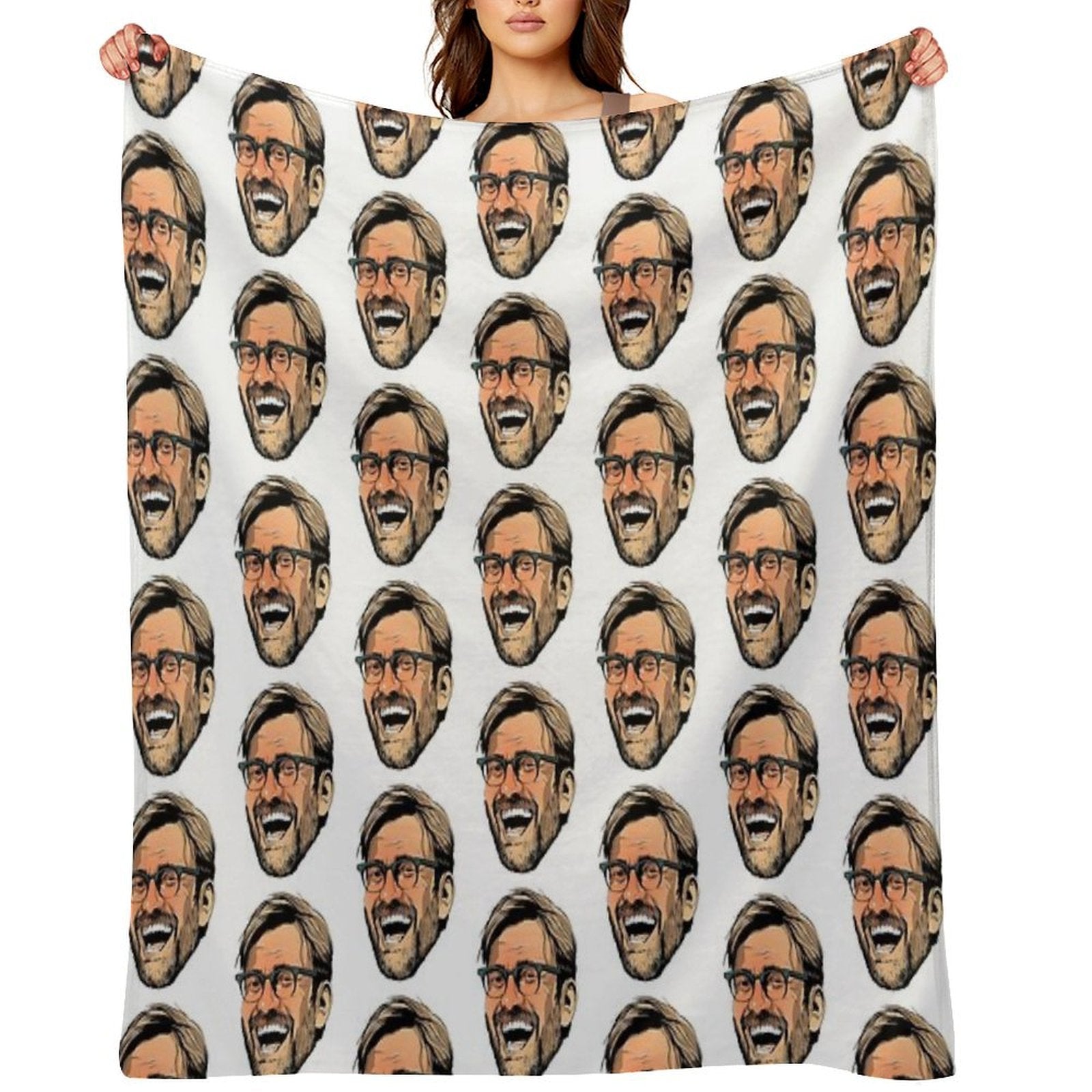 Delirious Klopp Machine-washable Throw Blanket