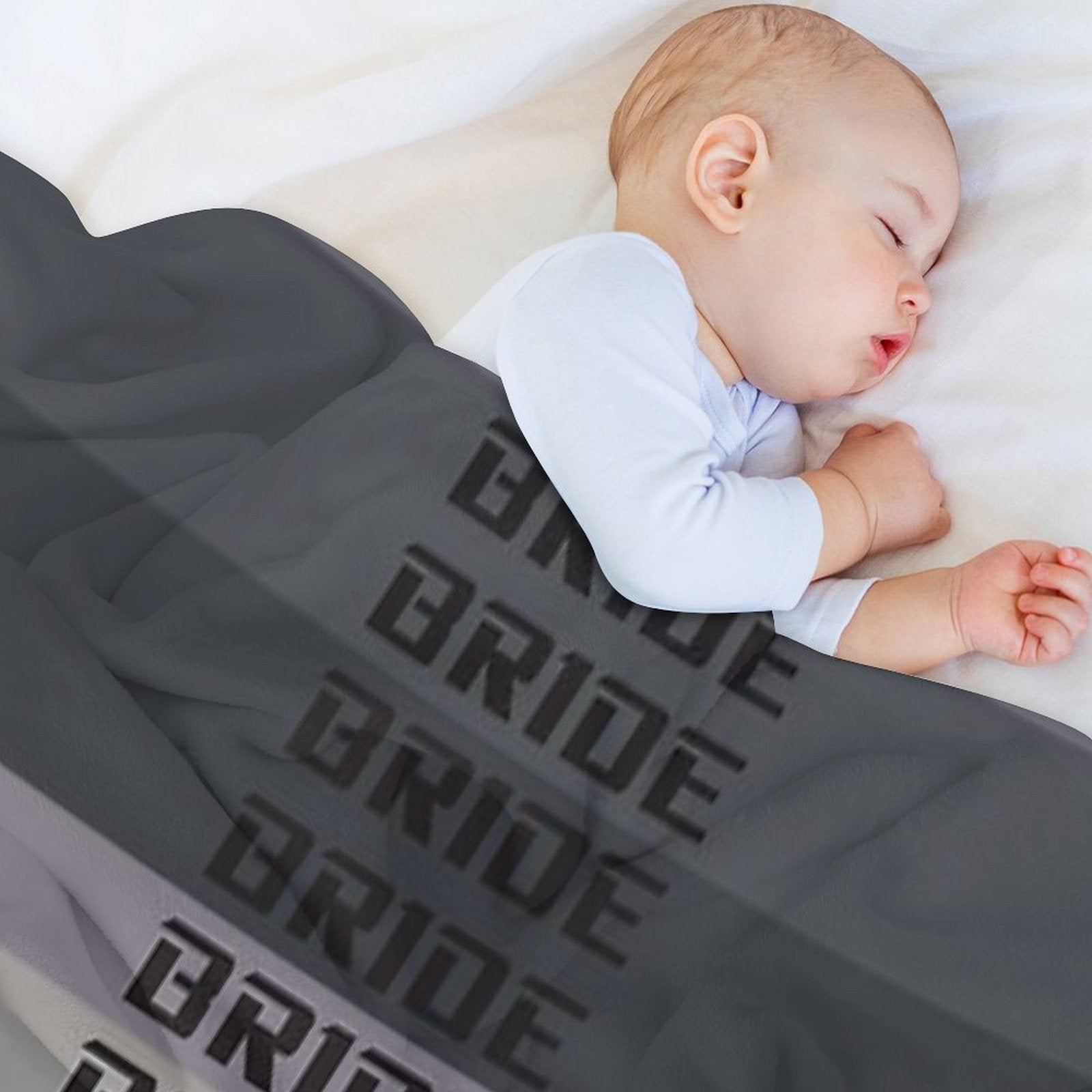 BRIDE JDM MATERIAL Eco-conscious Throw Blanket