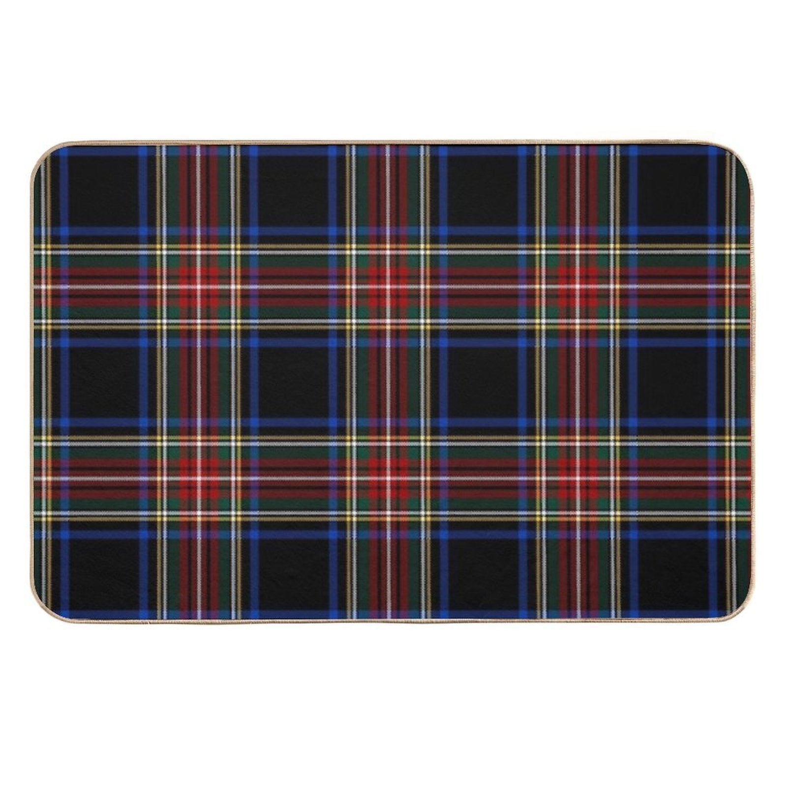 Stewart Black Tartan  Clan Stuart  Cute Tartan  Absorbent Bath Mat