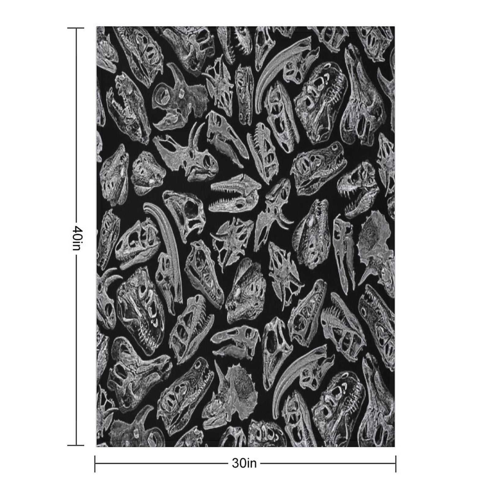 Paleontology Dream II Shrink-resistant Throw Blanket