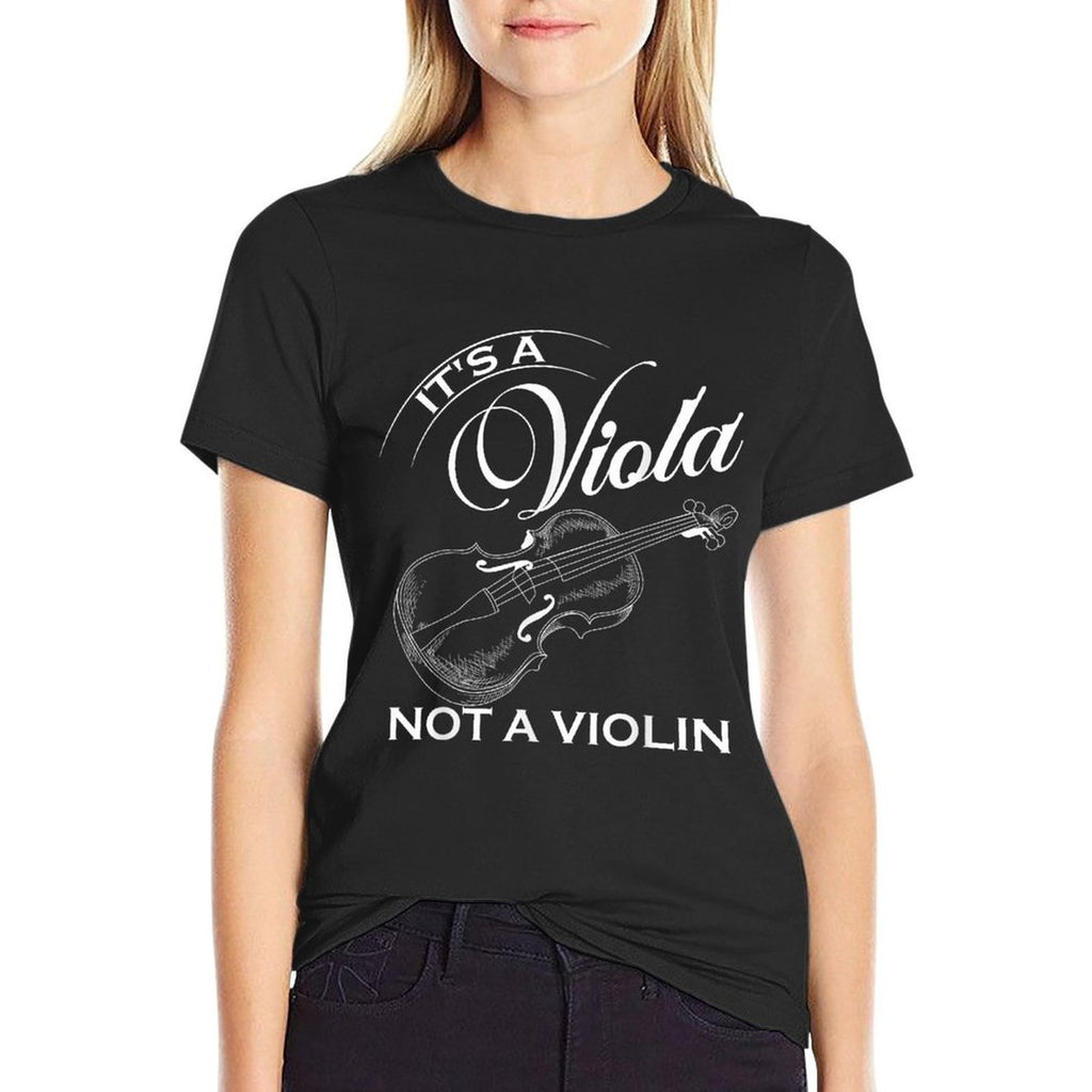 Its A Viola Not A Violin Concert Violinist Music Gift  Fade-proof Color T-Shirt