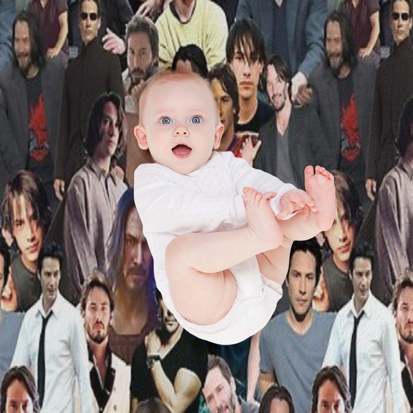 ALL of Keanu Reeves Travel-friendly Throw Blanket