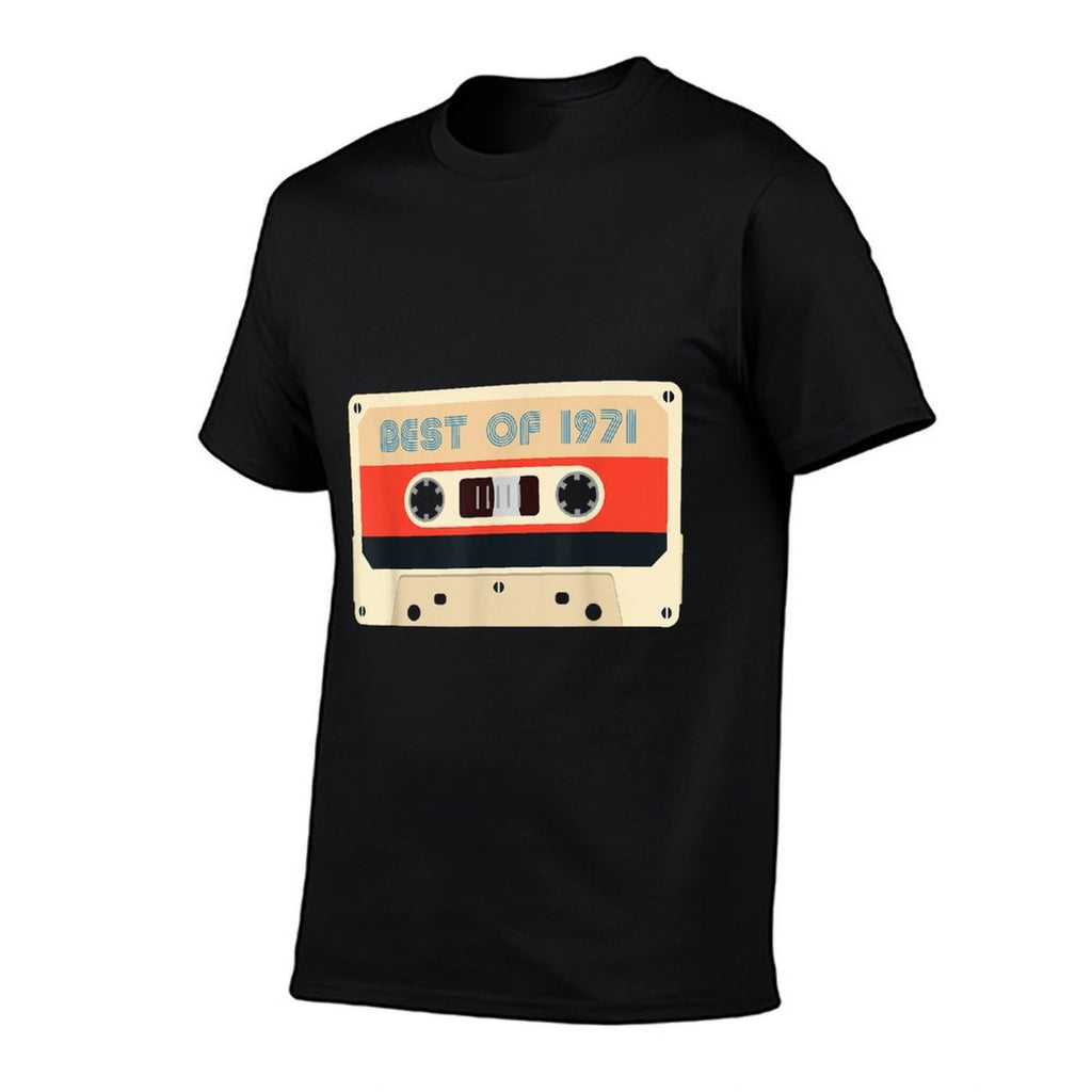 50 Year Old Classic Vintage Best of 1971 50th Birthday  Heathered Texture T-Shirt