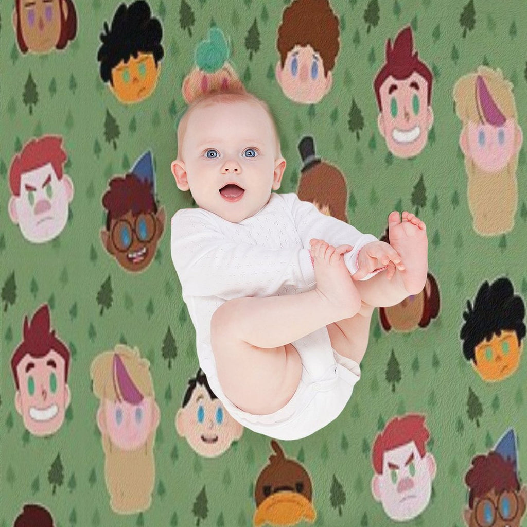Camp Campbell Pattern Gift-ready Throw Blanket