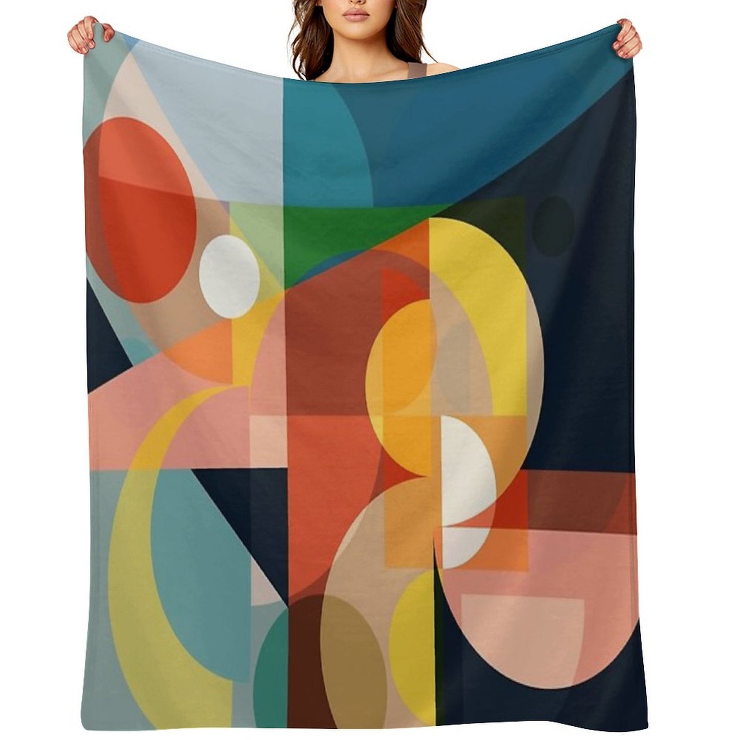Mid Century Design 4 Compact Throw Blanket