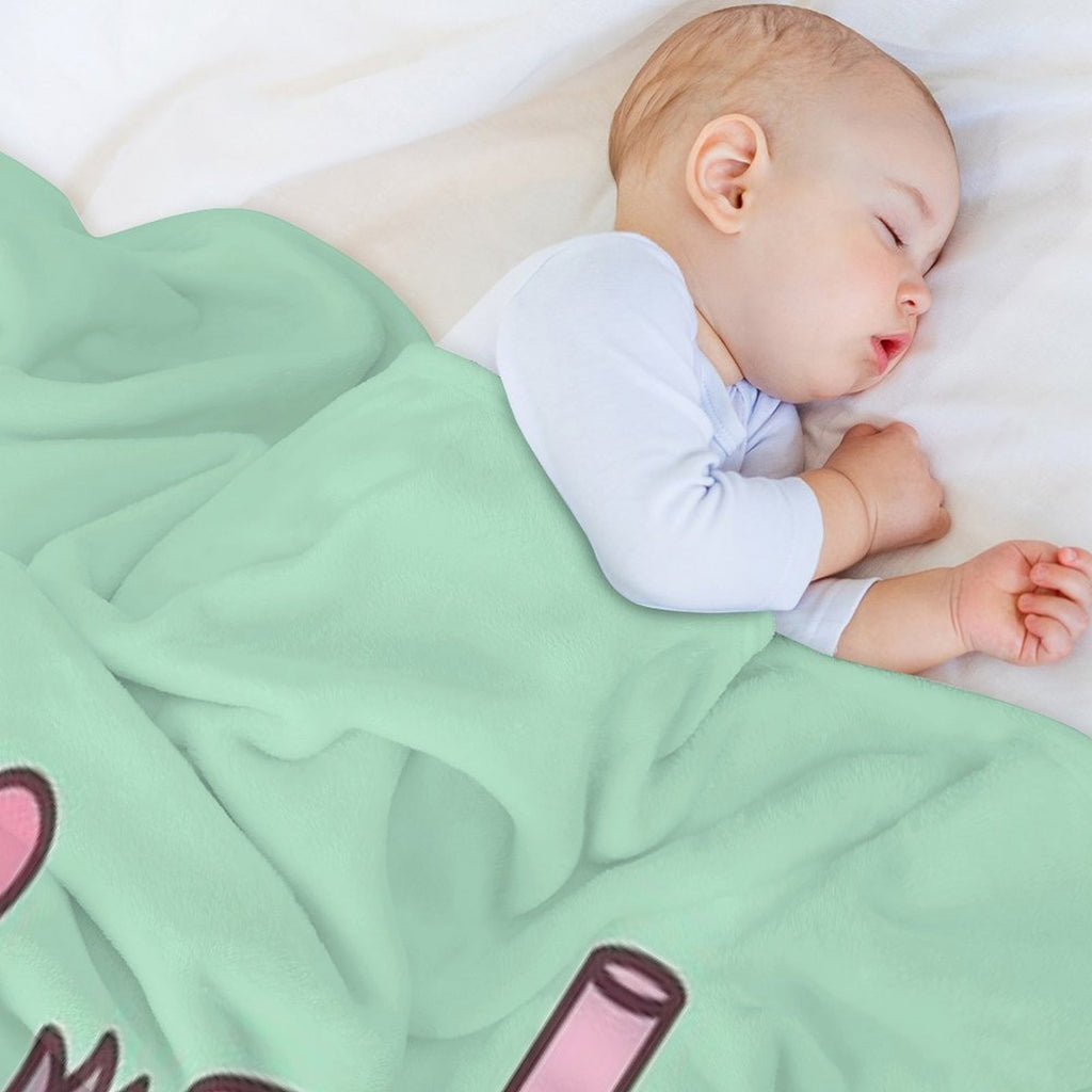 Cute Koala Loves Strawberry Bubble Tea Sustainable Throw Blanket