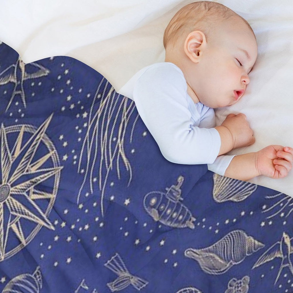 Ocean Meets Sky - Hardcase Versatility Throw Blanket
