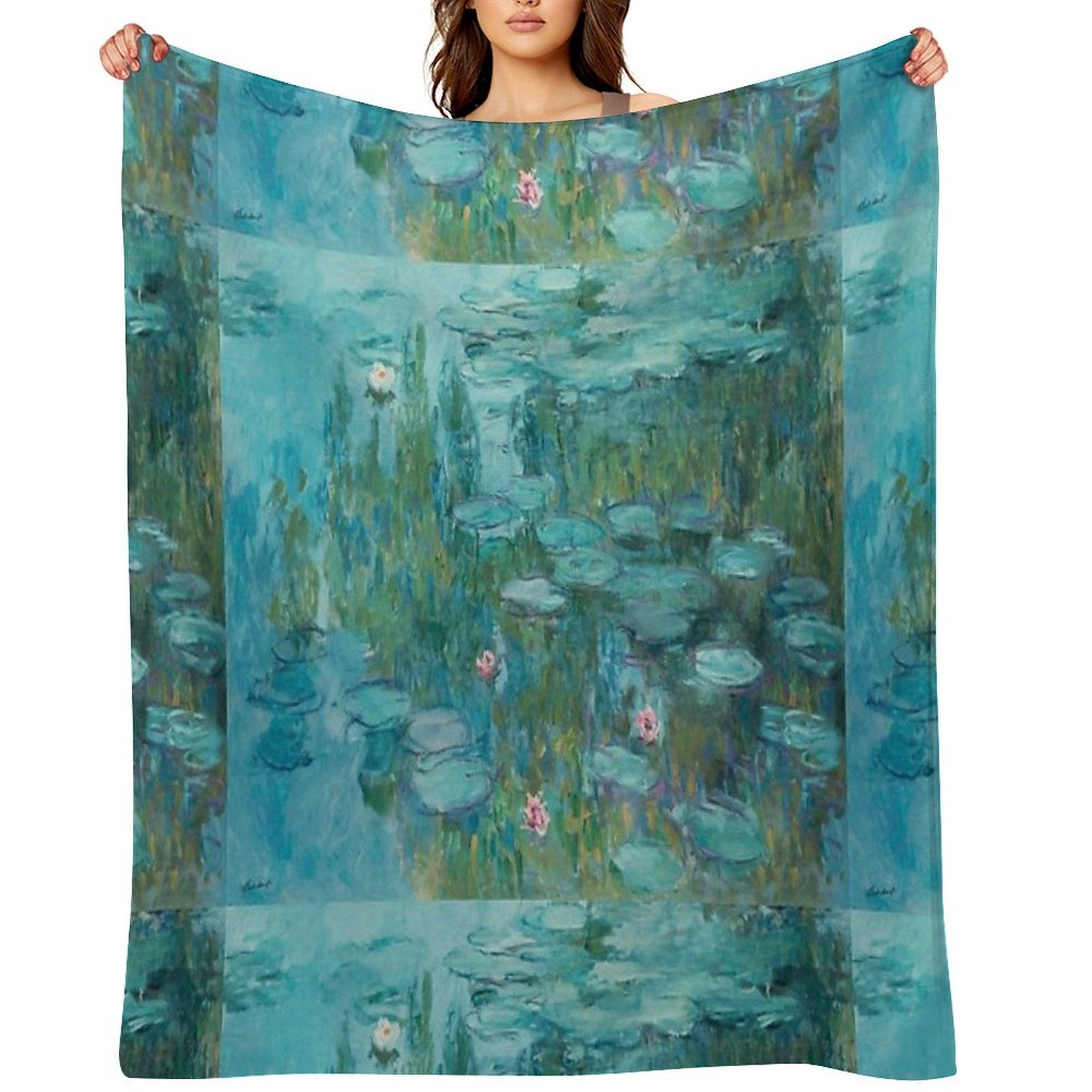 Claude Monet – Nymphéas – Water Lilies Gift-ready Throw Blanket