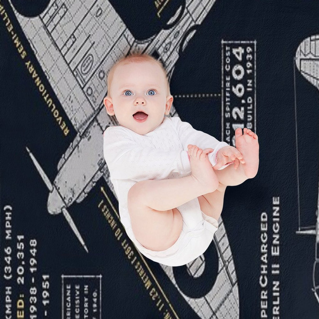 Spitfire Easy Care Throw Blanket
