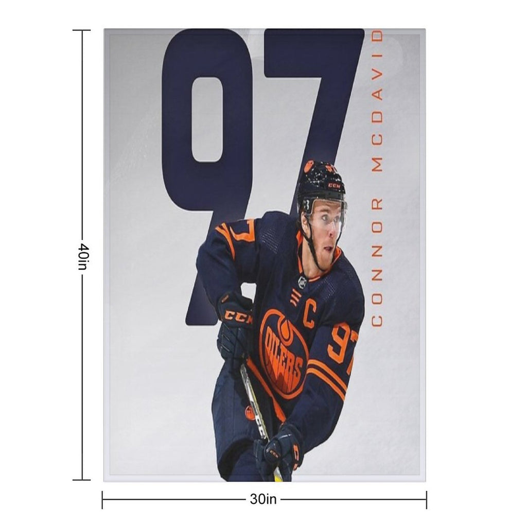 Connor McDavid Premium Throw Blanket