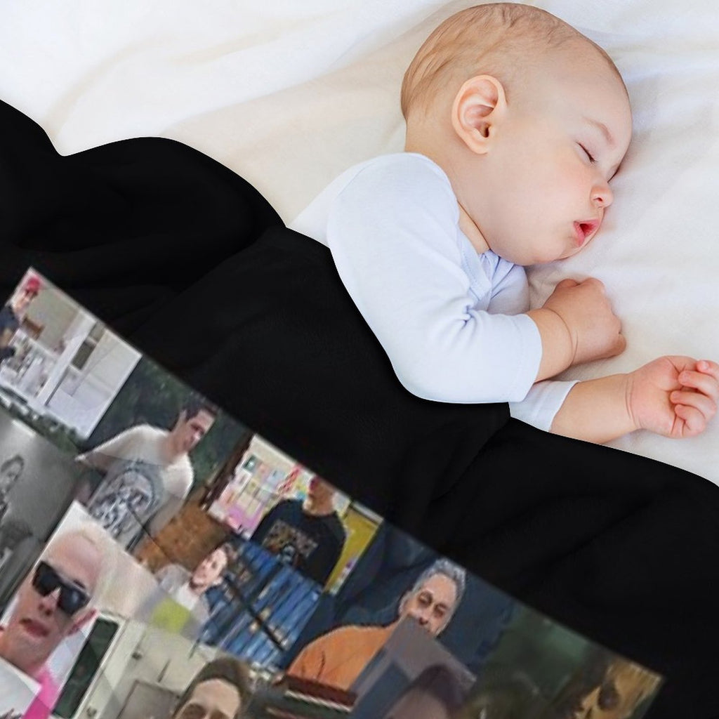 Pete Collage Travel-friendly Throw Blanket