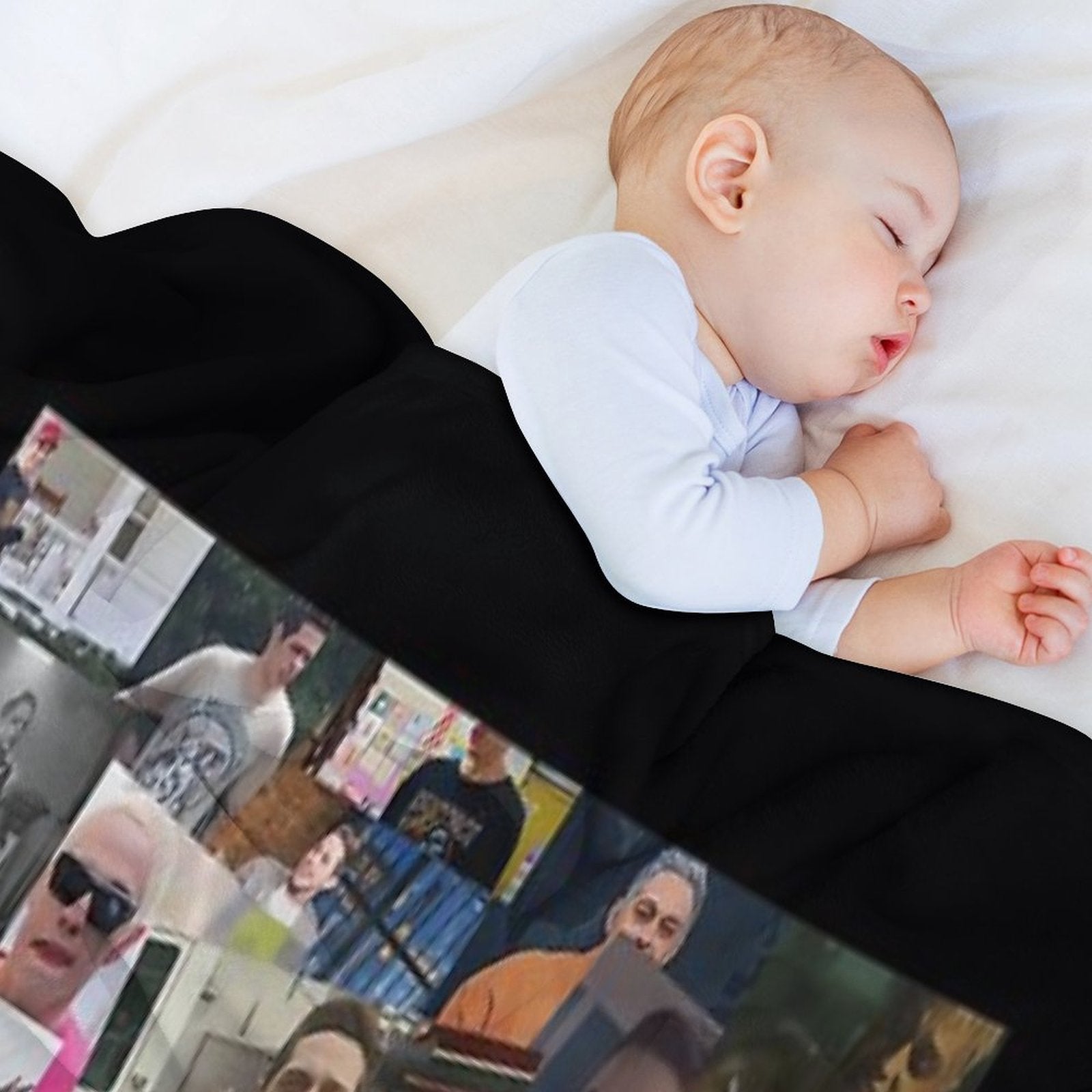 Pete Collage Travel-friendly Throw Blanket