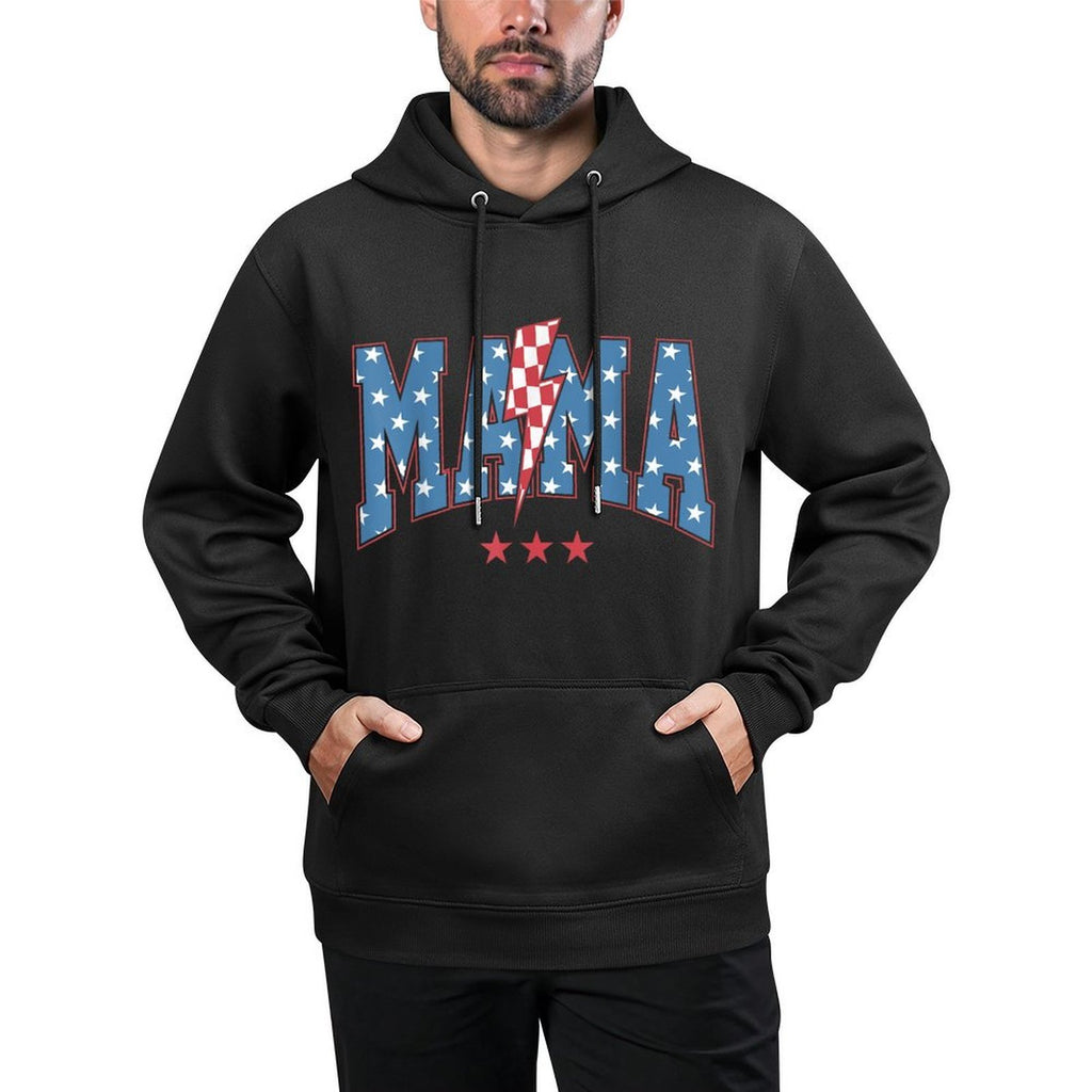 Mama Dada Mini 4th of July American Family Matchings Layering Staple Hoodie