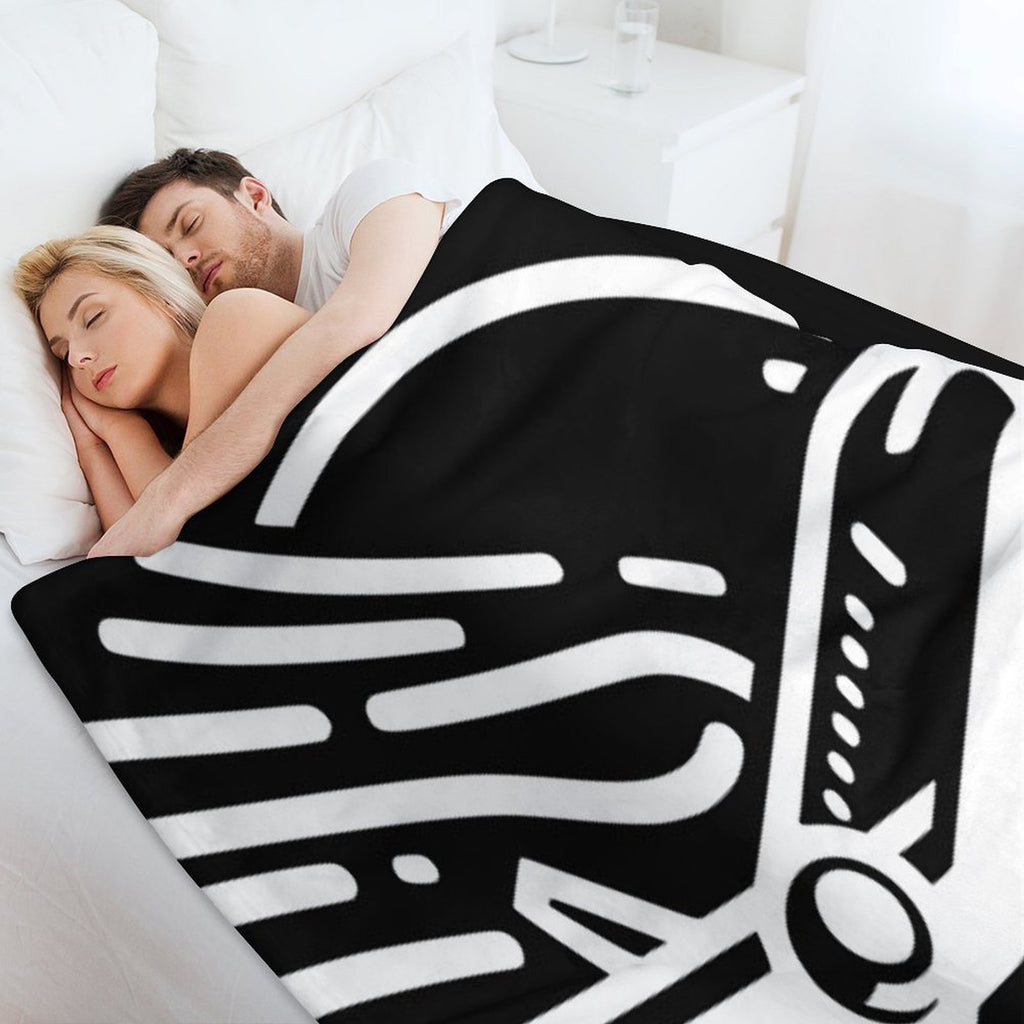Airplane Decor Easy Care Throw Blanket