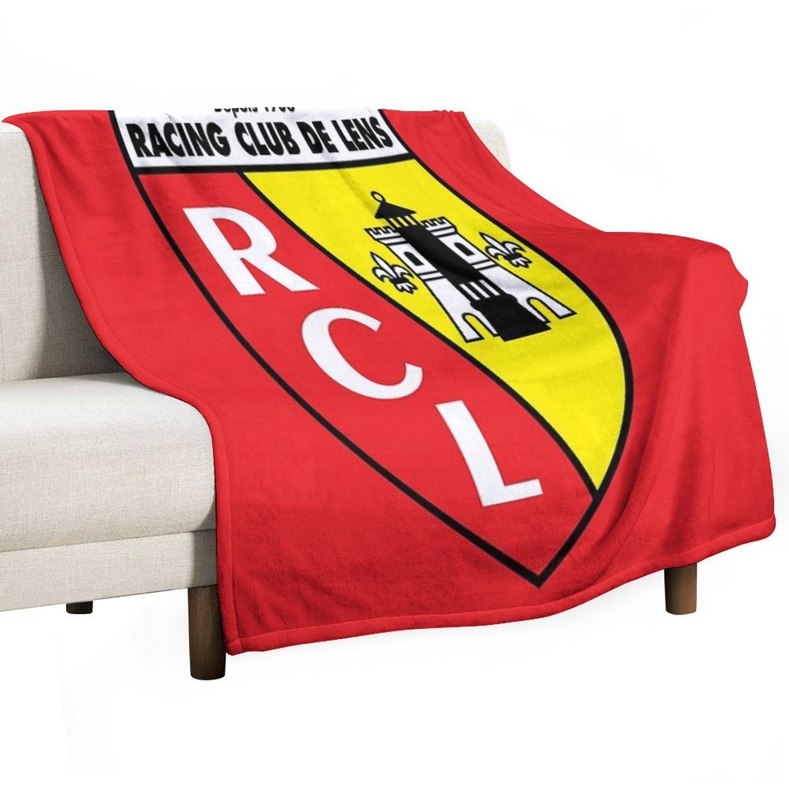 Les Sang Et Or (The Blood And Gold) Eco-conscious Throw Blanket