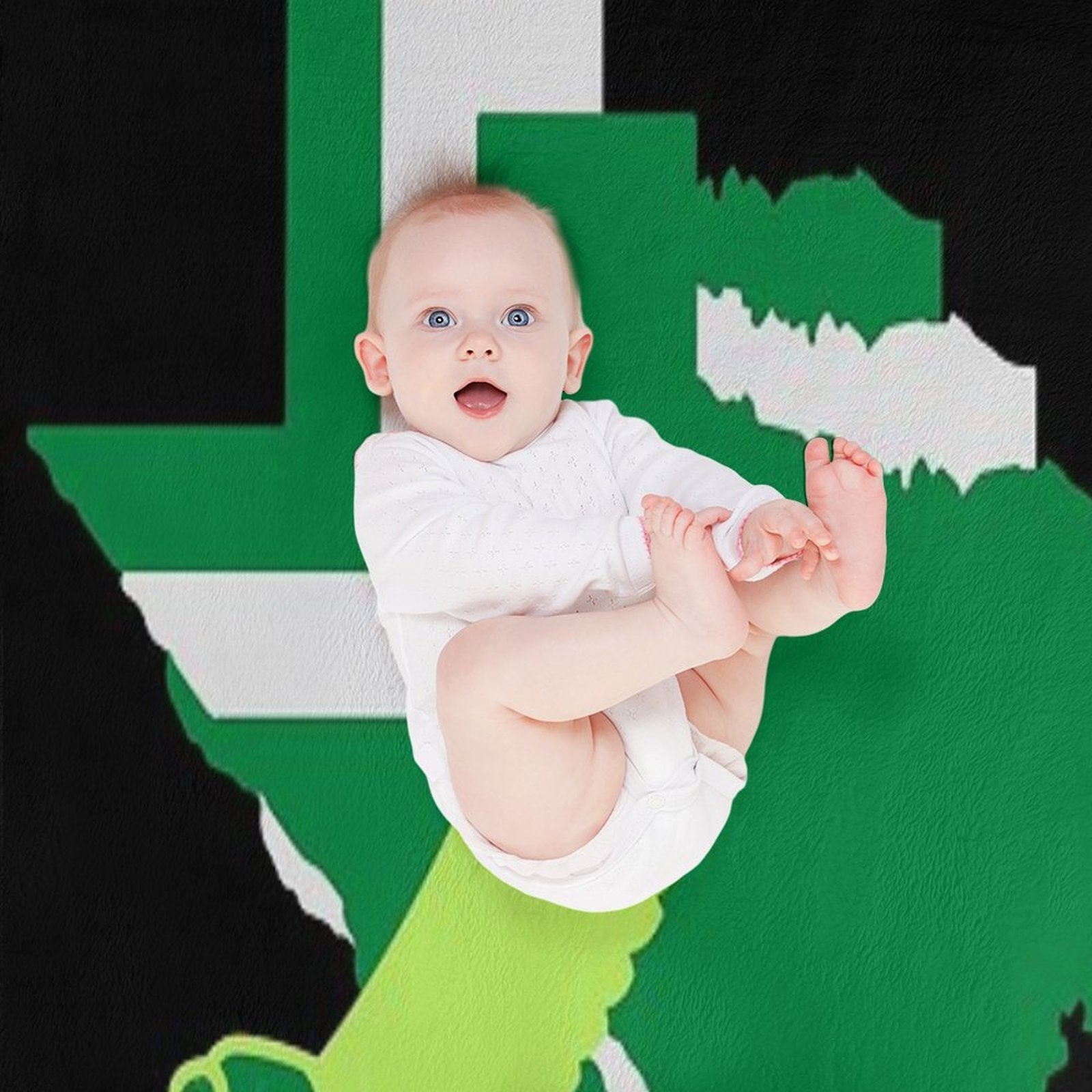 Texas Border, Mean Green Durable Throw Blanket