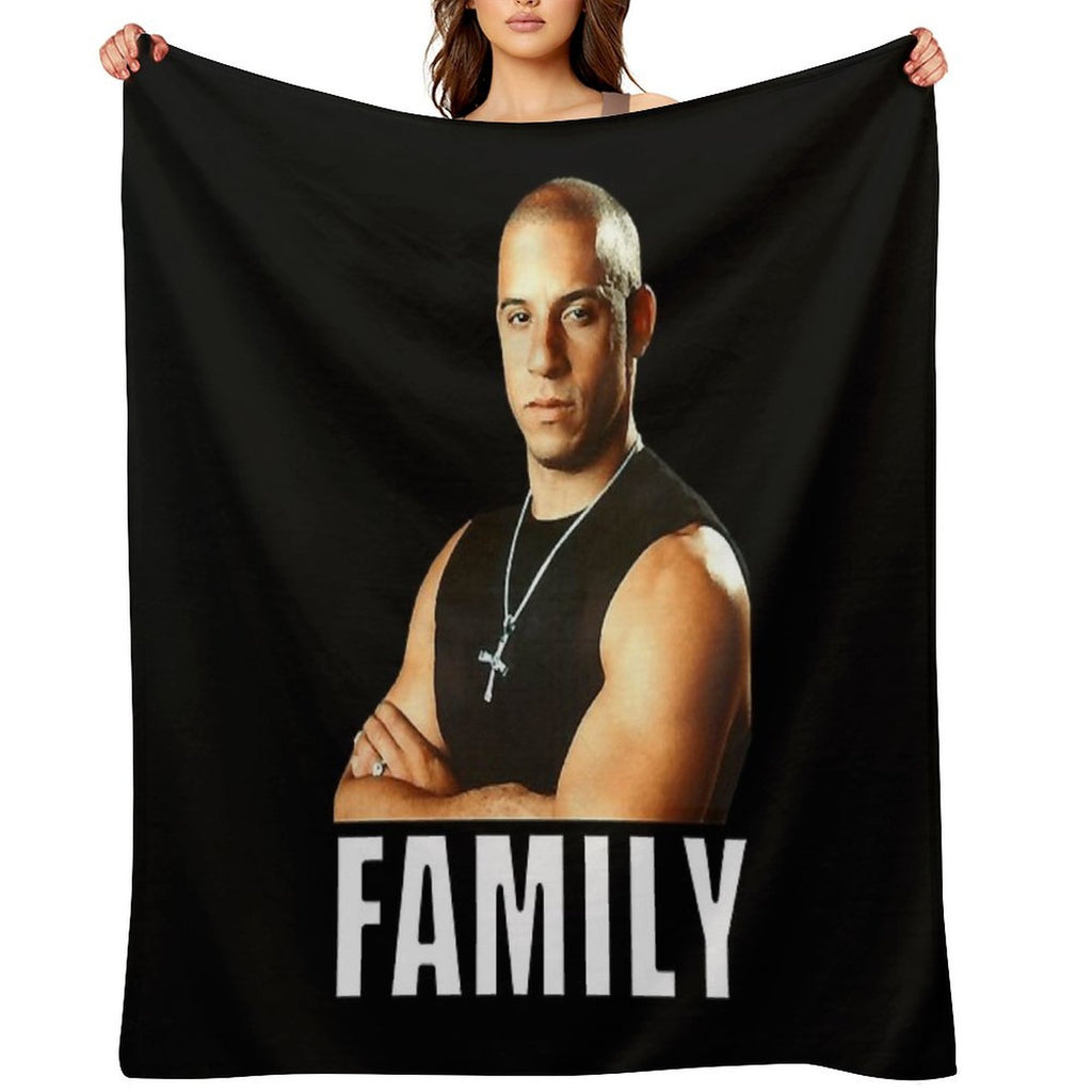 Dom Toretto Funny Man Anti-pilling Throw Blanket