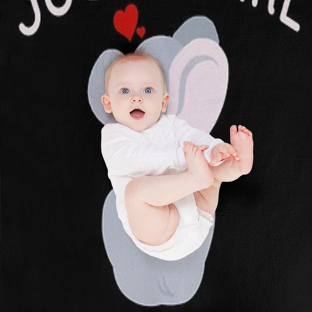 Just A Girl Who Loves Elephants All-season Throw Blanket