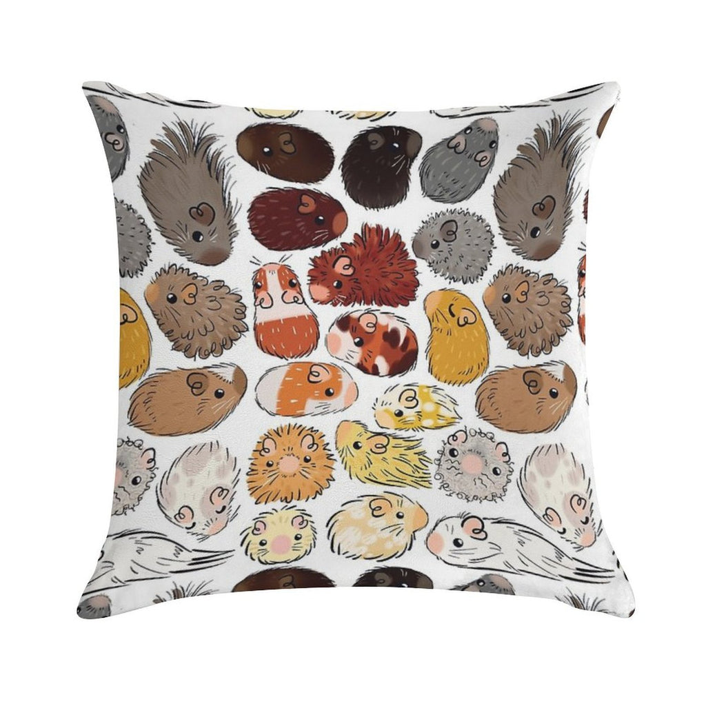 Guinea Pig Gradient Soft Gift Ready Throw Pillow