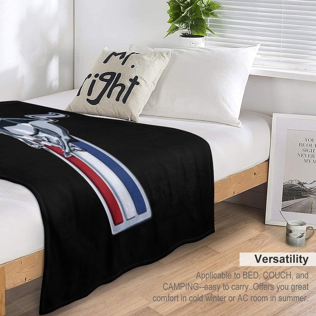 'stang Sustainable Throw Blanket