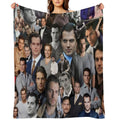 Henry Cavill Collage Lightweight Throw Blanket