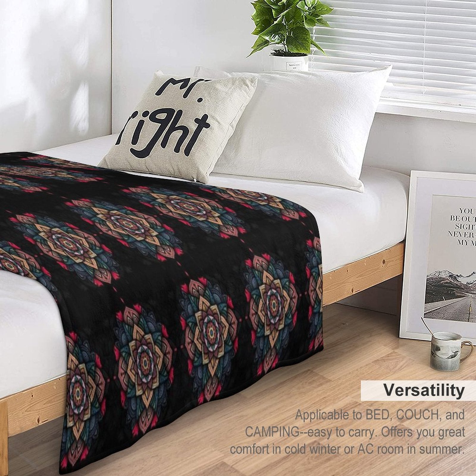 Colorful Style Gift-ready Throw Blanket
