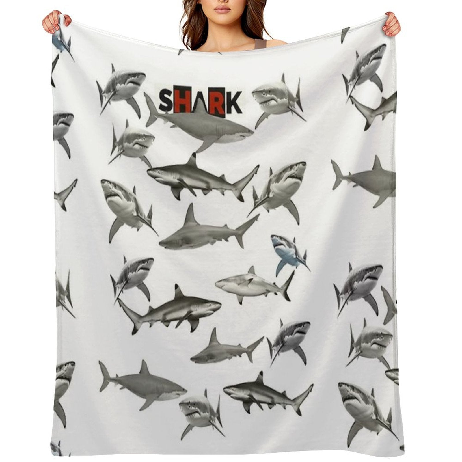 Shark Eco-conscious Throw Blanket