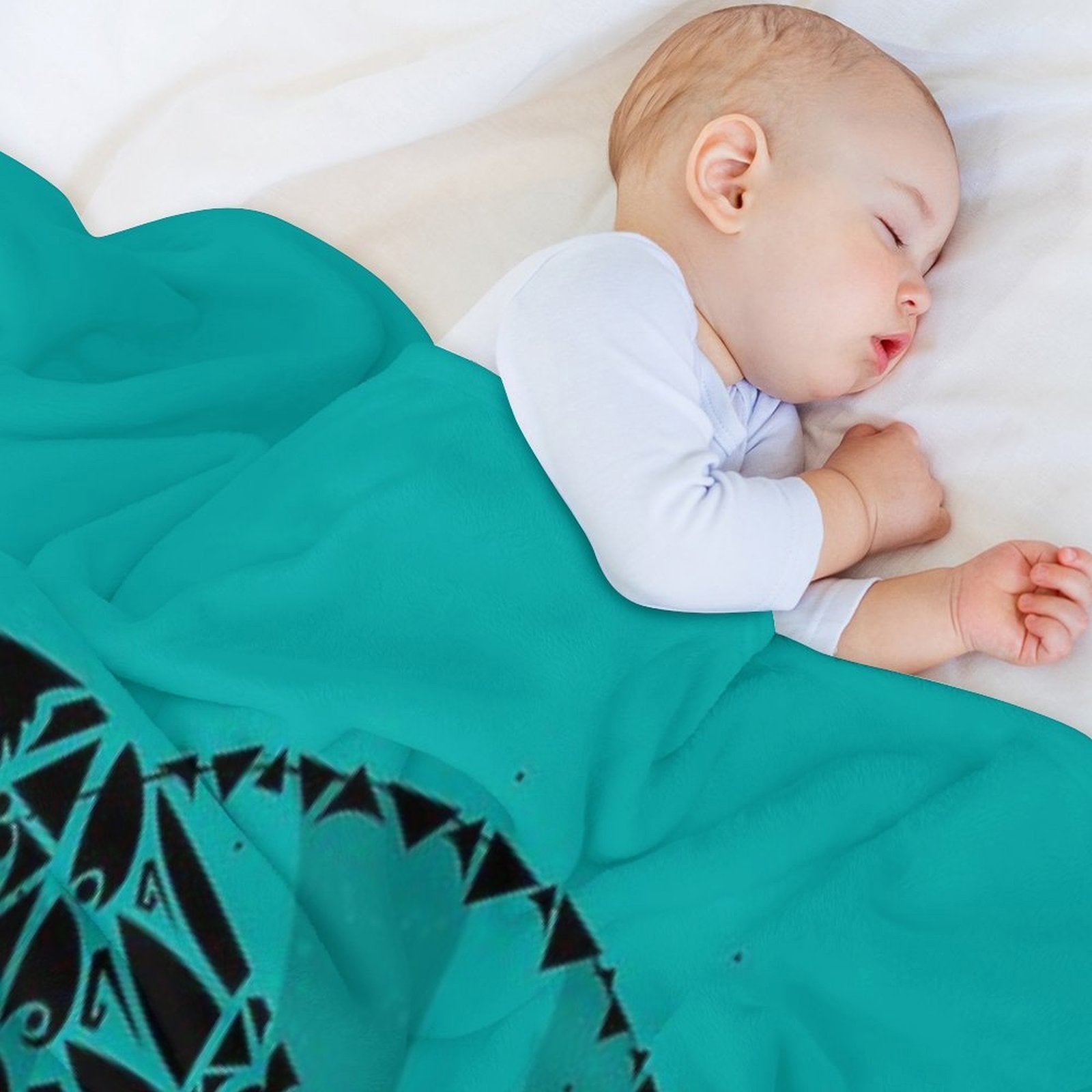 Tribal Manta Ray Gift-ready Throw Blanket