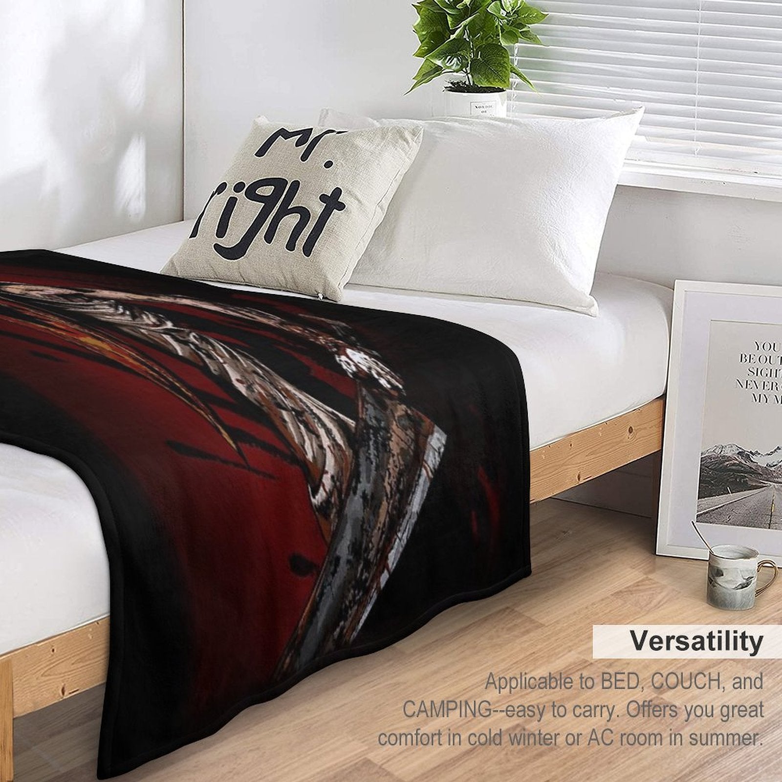 Pyramid Head Eco-conscious Throw Blanket