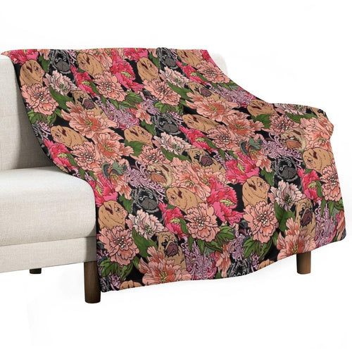 Because Pugs Versatility Throw Blanket