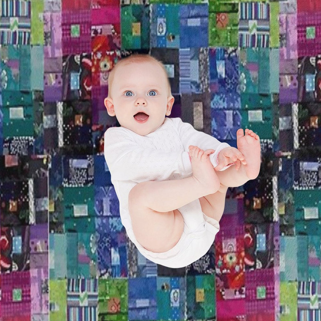 Patchwork Easy Care Throw Blanket