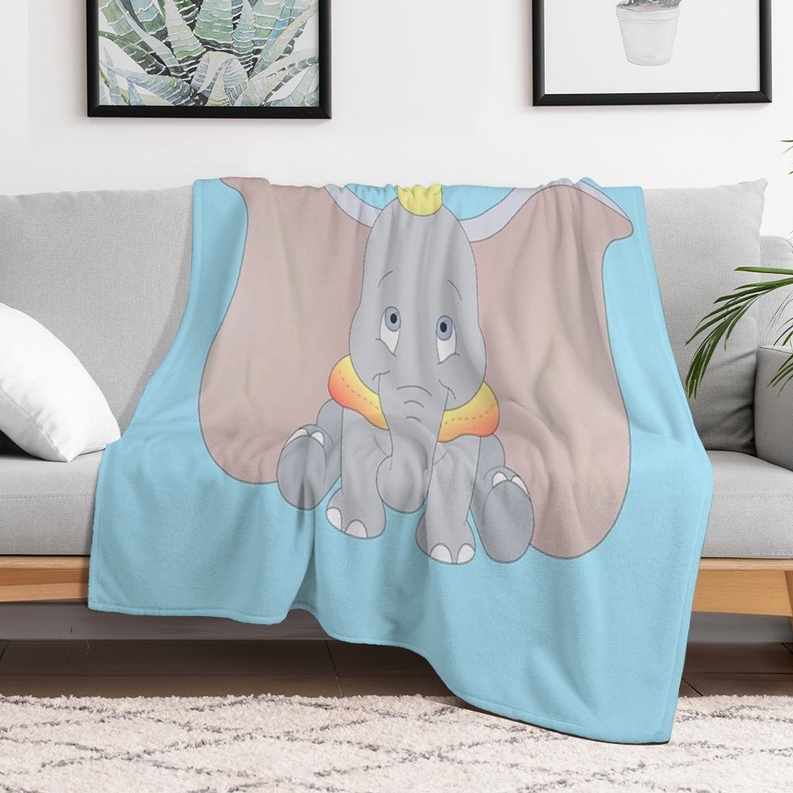 Dumbo Quick-dry Throw Blanket