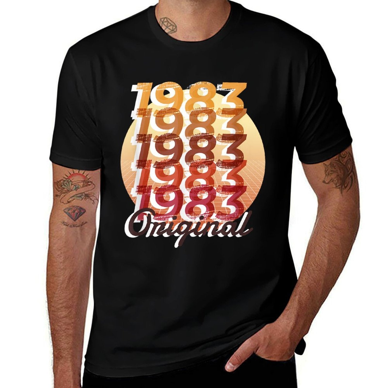 Original 1983 Vintage Retro 40th Birthday  Moisture-wicking T-Shirt