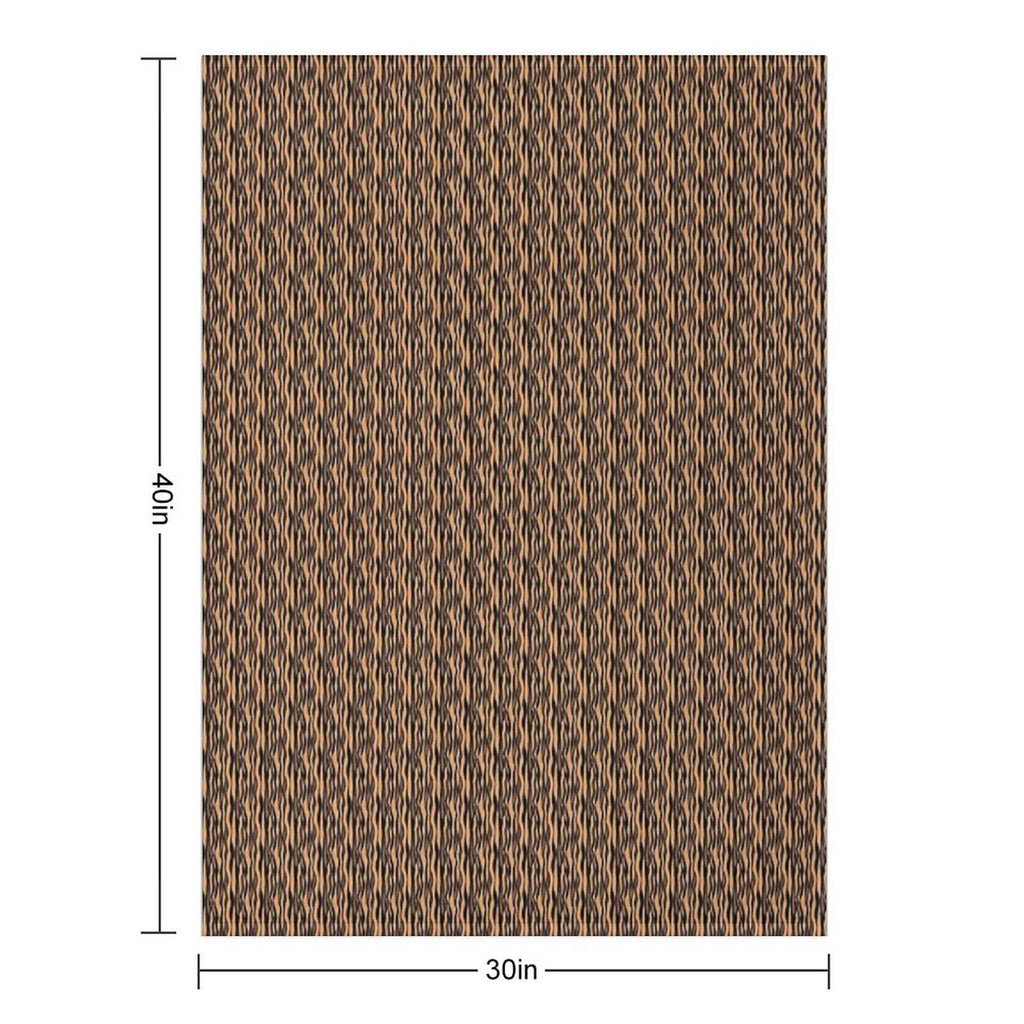 Tiger Animal Print Comfort Throw Blanket