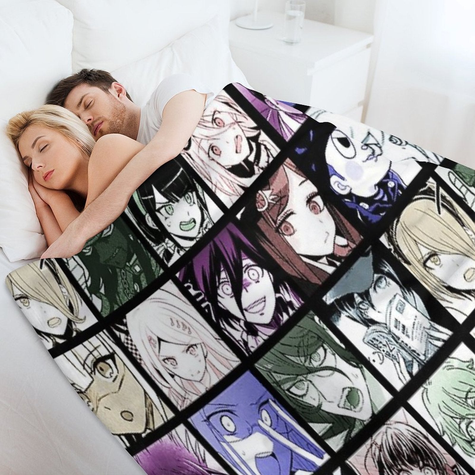 DRV3 Manga Collection (Colored) Gift-ready Throw Blanket
