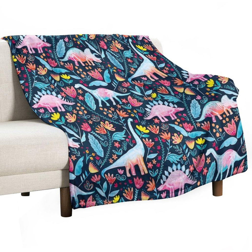 Dinosaur Delight Multi-functional Throw Blanket