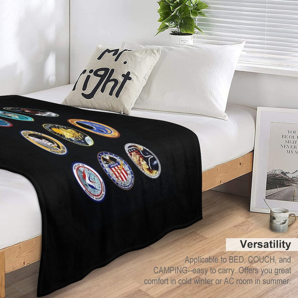 The Apollo Missions Nasa Astronomy Space Multi-functional Throw Blanket
