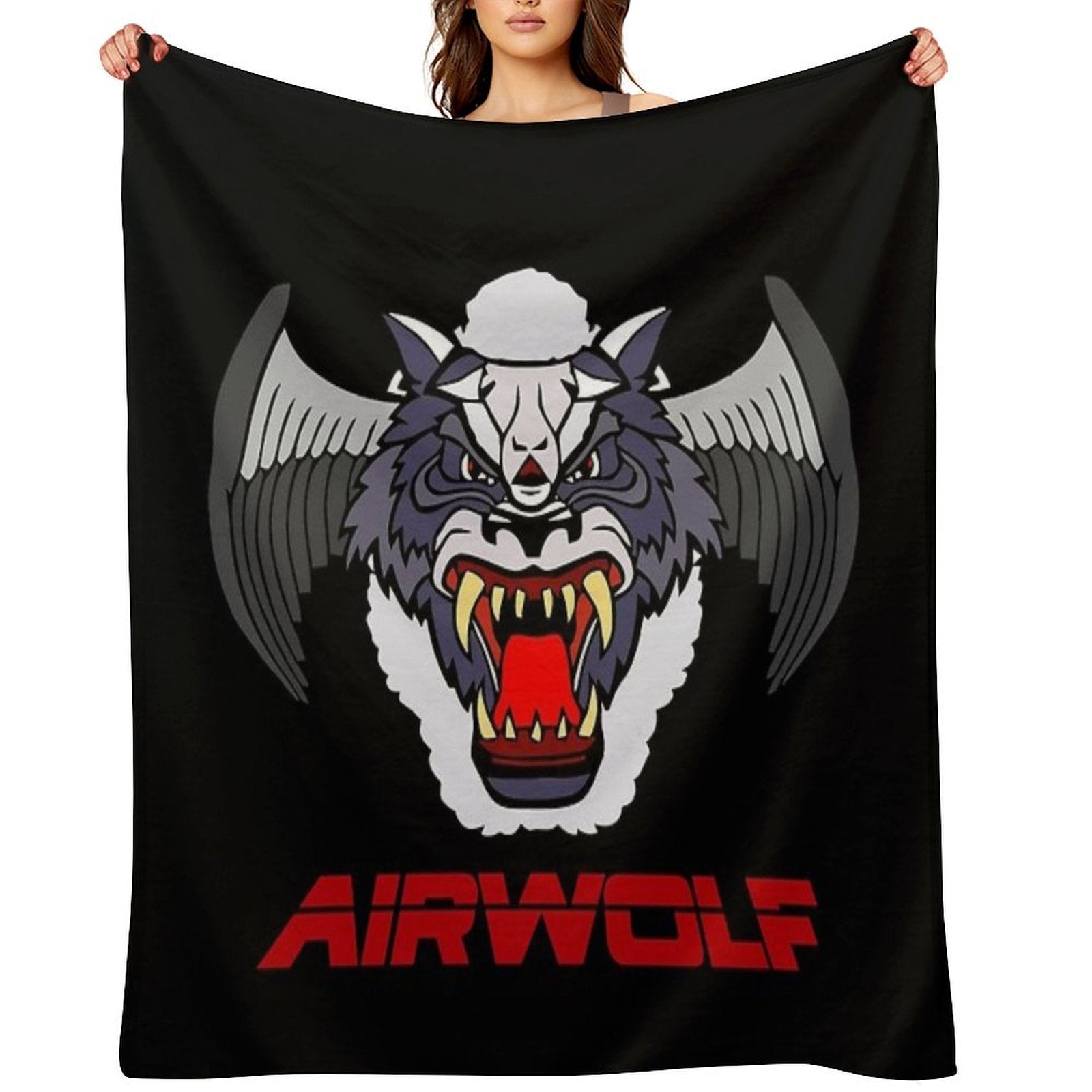 Airwolf Lightweight Throw Blanket