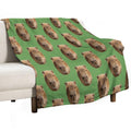 Don't Worry Be Cappy Wrinkle-free Throw Blanket