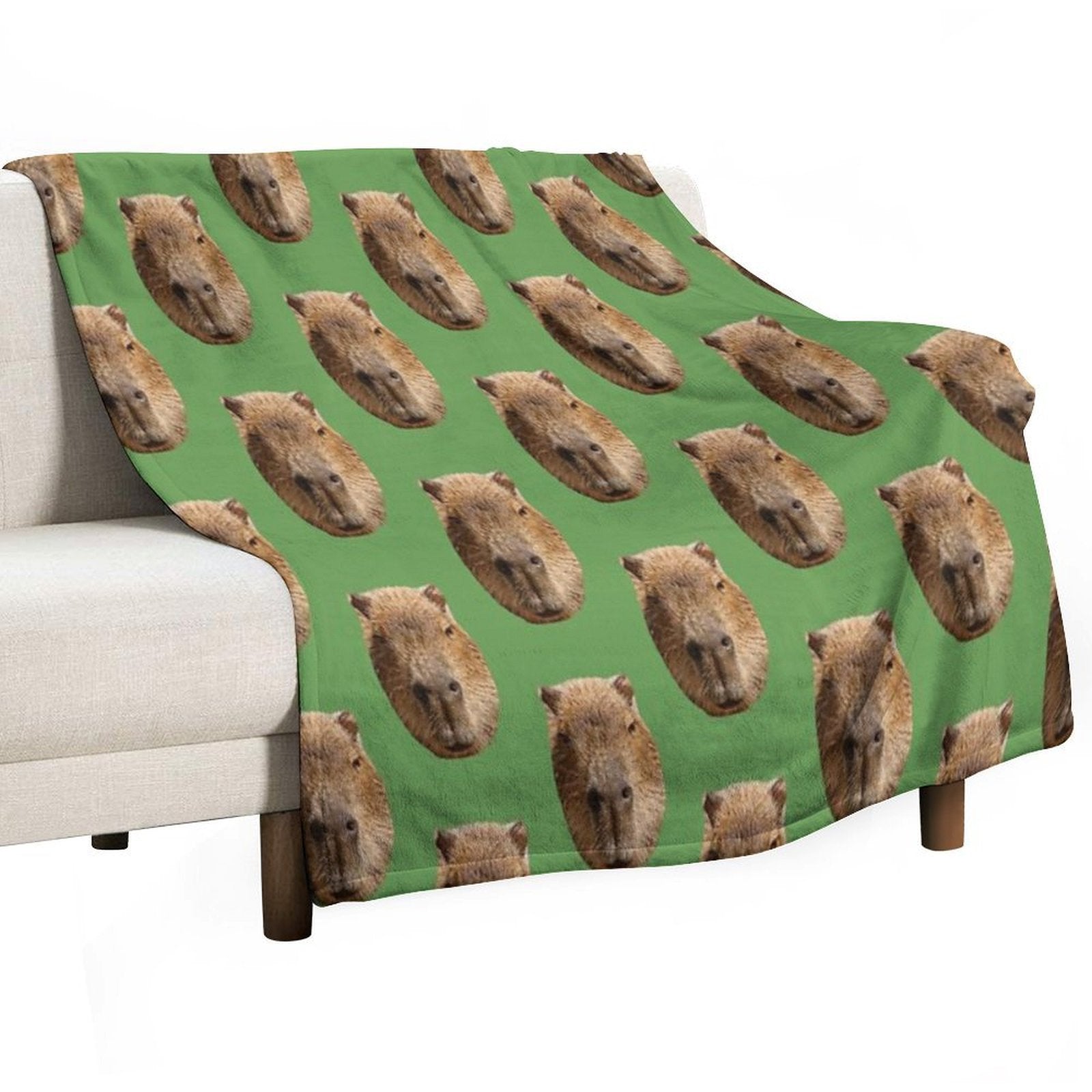 Don't Worry Be Cappy Wrinkle-free Throw Blanket