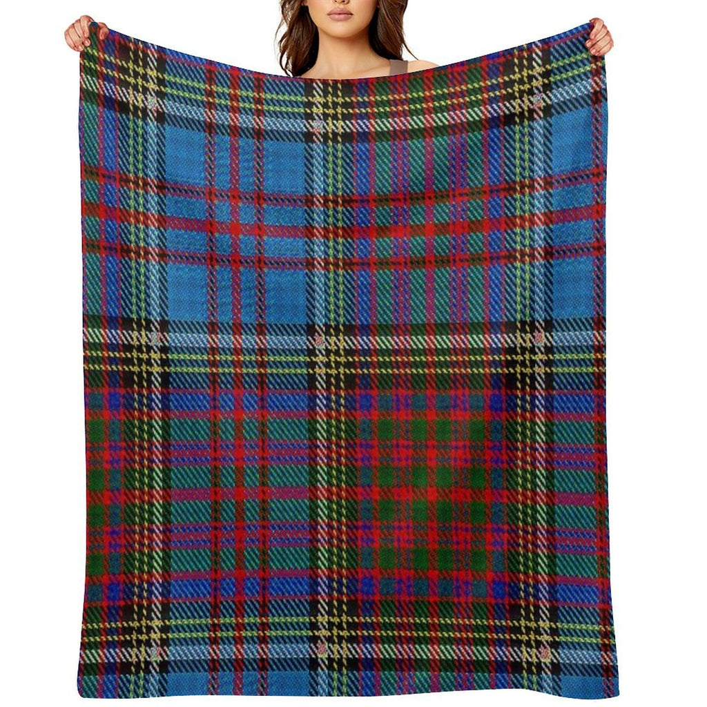 Anderson Clan Standard Tartan Anti-pilling Throw Blanket