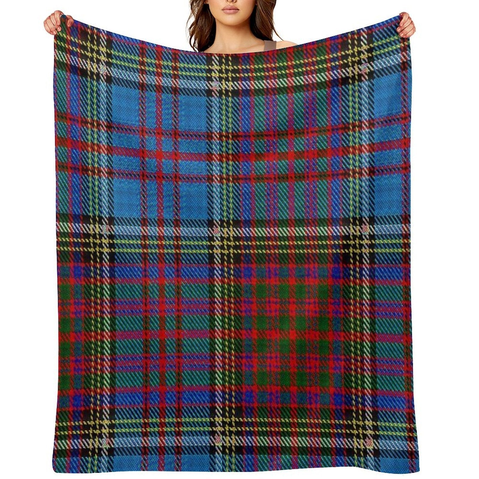 Anderson Clan Standard Tartan Anti-pilling Throw Blanket