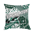 Binghamton University Soft Hidden Zipper Throw Pillow