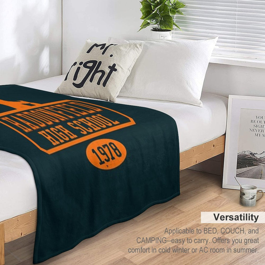 Michael Myers Haddonfield 1978 Sustainable Throw Blanket