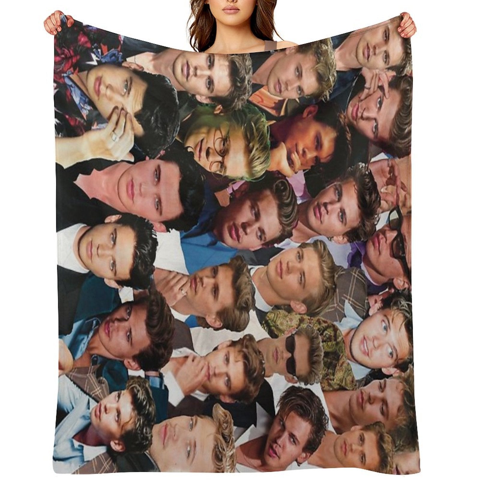 Austin Butler Photo Collage Versatility Throw Blanket