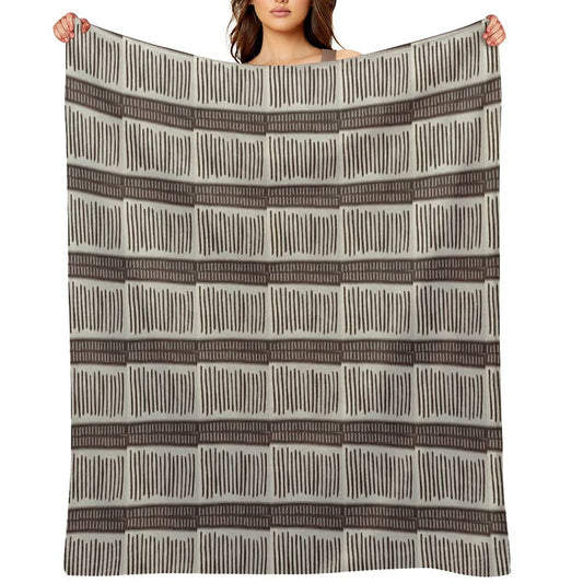 Wood Pattern (Indian Art) Multi-functional Throw Blanket